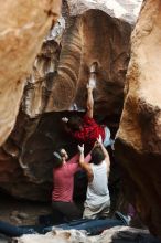 Bouldering in Hueco Tanks on 10/28/2019 with Blue Lizard Climbing and Yoga

Filename: SRM_20191028_1313280.jpg
Aperture: f/3.2
Shutter Speed: 1/250
Body: Canon EOS-1D Mark II
Lens: Canon EF 50mm f/1.8 II