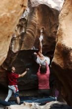 Bouldering in Hueco Tanks on 10/28/2019 with Blue Lizard Climbing and Yoga

Filename: SRM_20191028_1315100.jpg
Aperture: f/3.2
Shutter Speed: 1/250
Body: Canon EOS-1D Mark II
Lens: Canon EF 50mm f/1.8 II