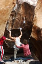 Bouldering in Hueco Tanks on 10/28/2019 with Blue Lizard Climbing and Yoga

Filename: SRM_20191028_1338530.jpg
Aperture: f/3.2
Shutter Speed: 1/250
Body: Canon EOS-1D Mark II
Lens: Canon EF 50mm f/1.8 II