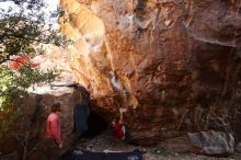 Bouldering in Hueco Tanks on 10/28/2019 with Blue Lizard Climbing and Yoga

Filename: SRM_20191028_1445170.jpg
Aperture: f/4.5
Shutter Speed: 1/250
Body: Canon EOS-1D Mark II
Lens: Canon EF 16-35mm f/2.8 L