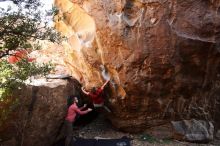Bouldering in Hueco Tanks on 10/28/2019 with Blue Lizard Climbing and Yoga

Filename: SRM_20191028_1445460.jpg
Aperture: f/4.5
Shutter Speed: 1/250
Body: Canon EOS-1D Mark II
Lens: Canon EF 16-35mm f/2.8 L