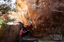 Bouldering in Hueco Tanks on 10/28/2019 with Blue Lizard Climbing and Yoga

Filename: SRM_20191028_1445460.jpg
Aperture: f/4.5
Shutter Speed: 1/250
Body: Canon EOS-1D Mark II
Lens: Canon EF 16-35mm f/2.8 L