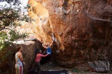 Bouldering in Hueco Tanks on 10/28/2019 with Blue Lizard Climbing and Yoga

Filename: SRM_20191028_1452250.jpg
Aperture: f/4.5
Shutter Speed: 1/250
Body: Canon EOS-1D Mark II
Lens: Canon EF 16-35mm f/2.8 L