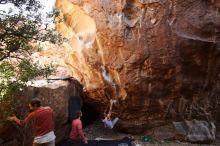 Bouldering in Hueco Tanks on 10/28/2019 with Blue Lizard Climbing and Yoga

Filename: SRM_20191028_1453010.jpg
Aperture: f/4.5
Shutter Speed: 1/250
Body: Canon EOS-1D Mark II
Lens: Canon EF 16-35mm f/2.8 L