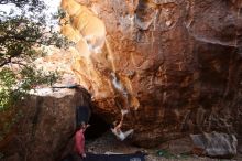 Bouldering in Hueco Tanks on 10/28/2019 with Blue Lizard Climbing and Yoga

Filename: SRM_20191028_1455590.jpg
Aperture: f/4.5
Shutter Speed: 1/250
Body: Canon EOS-1D Mark II
Lens: Canon EF 16-35mm f/2.8 L