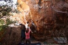 Bouldering in Hueco Tanks on 10/28/2019 with Blue Lizard Climbing and Yoga

Filename: SRM_20191028_1456240.jpg
Aperture: f/4.5
Shutter Speed: 1/250
Body: Canon EOS-1D Mark II
Lens: Canon EF 16-35mm f/2.8 L