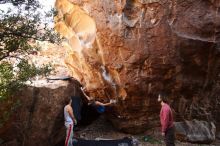 Bouldering in Hueco Tanks on 10/28/2019 with Blue Lizard Climbing and Yoga

Filename: SRM_20191028_1500430.jpg
Aperture: f/4.5
Shutter Speed: 1/250
Body: Canon EOS-1D Mark II
Lens: Canon EF 16-35mm f/2.8 L