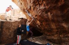 Bouldering in Hueco Tanks on 10/28/2019 with Blue Lizard Climbing and Yoga

Filename: SRM_20191028_1514580.jpg
Aperture: f/4.5
Shutter Speed: 1/250
Body: Canon EOS-1D Mark II
Lens: Canon EF 16-35mm f/2.8 L