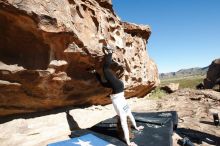 Bouldering in Hueco Tanks on 10/26/2019 with Blue Lizard Climbing and Yoga

Filename: SRM_20191026_1025020.jpg
Aperture: f/5.6
Shutter Speed: 1/500
Body: Canon EOS-1D Mark II
Lens: Canon EF 16-35mm f/2.8 L