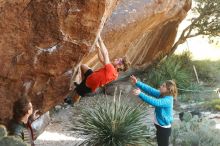 Bouldering in Hueco Tanks on 10/26/2019 with Blue Lizard Climbing and Yoga

Filename: SRM_20191026_1055010.jpg
Aperture: f/4.0
Shutter Speed: 1/320
Body: Canon EOS-1D Mark II
Lens: Canon EF 50mm f/1.8 II
