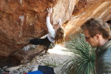 Bouldering in Hueco Tanks on 10/26/2019 with Blue Lizard Climbing and Yoga

Filename: SRM_20191026_1103020.jpg
Aperture: f/4.0
Shutter Speed: 1/400
Body: Canon EOS-1D Mark II
Lens: Canon EF 50mm f/1.8 II