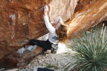 Bouldering in Hueco Tanks on 10/26/2019 with Blue Lizard Climbing and Yoga

Filename: SRM_20191026_1107431.jpg
Aperture: f/4.0
Shutter Speed: 1/320
Body: Canon EOS-1D Mark II
Lens: Canon EF 50mm f/1.8 II