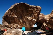 Bouldering in Hueco Tanks on 10/26/2019 with Blue Lizard Climbing and Yoga

Filename: SRM_20191026_1150360.jpg
Aperture: f/8.0
Shutter Speed: 1/250
Body: Canon EOS-1D Mark II
Lens: Canon EF 16-35mm f/2.8 L