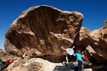 Bouldering in Hueco Tanks on 10/26/2019 with Blue Lizard Climbing and Yoga

Filename: SRM_20191026_1150510.jpg
Aperture: f/8.0
Shutter Speed: 1/250
Body: Canon EOS-1D Mark II
Lens: Canon EF 16-35mm f/2.8 L