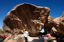 Bouldering in Hueco Tanks on 10/26/2019 with Blue Lizard Climbing and Yoga

Filename: SRM_20191026_1207380.jpg
Aperture: f/8.0
Shutter Speed: 1/250
Body: Canon EOS-1D Mark II
Lens: Canon EF 16-35mm f/2.8 L