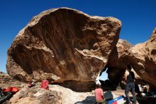 Bouldering in Hueco Tanks on 10/26/2019 with Blue Lizard Climbing and Yoga

Filename: SRM_20191026_1209070.jpg
Aperture: f/8.0
Shutter Speed: 1/250
Body: Canon EOS-1D Mark II
Lens: Canon EF 16-35mm f/2.8 L