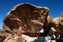 Bouldering in Hueco Tanks on 10/26/2019 with Blue Lizard Climbing and Yoga

Filename: SRM_20191026_1210400.jpg
Aperture: f/8.0
Shutter Speed: 1/250
Body: Canon EOS-1D Mark II
Lens: Canon EF 16-35mm f/2.8 L