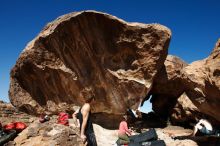 Bouldering in Hueco Tanks on 10/26/2019 with Blue Lizard Climbing and Yoga

Filename: SRM_20191026_1216340.jpg
Aperture: f/8.0
Shutter Speed: 1/250
Body: Canon EOS-1D Mark II
Lens: Canon EF 16-35mm f/2.8 L