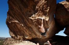 Bouldering in Hueco Tanks on 10/26/2019 with Blue Lizard Climbing and Yoga

Filename: SRM_20191026_1237360.jpg
Aperture: f/8.0
Shutter Speed: 1/250
Body: Canon EOS-1D Mark II
Lens: Canon EF 16-35mm f/2.8 L