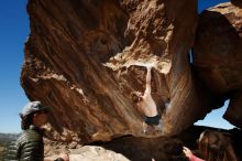 Bouldering in Hueco Tanks on 10/26/2019 with Blue Lizard Climbing and Yoga

Filename: SRM_20191026_1246400.jpg
Aperture: f/8.0
Shutter Speed: 1/250
Body: Canon EOS-1D Mark II
Lens: Canon EF 16-35mm f/2.8 L