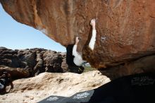 Bouldering in Hueco Tanks on 10/26/2019 with Blue Lizard Climbing and Yoga

Filename: SRM_20191026_1308250.jpg
Aperture: f/8.0
Shutter Speed: 1/250
Body: Canon EOS-1D Mark II
Lens: Canon EF 16-35mm f/2.8 L