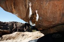 Bouldering in Hueco Tanks on 10/26/2019 with Blue Lizard Climbing and Yoga

Filename: SRM_20191026_1308280.jpg
Aperture: f/8.0
Shutter Speed: 1/250
Body: Canon EOS-1D Mark II
Lens: Canon EF 16-35mm f/2.8 L