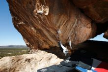 Bouldering in Hueco Tanks on 10/26/2019 with Blue Lizard Climbing and Yoga

Filename: SRM_20191026_1312410.jpg
Aperture: f/8.0
Shutter Speed: 1/250
Body: Canon EOS-1D Mark II
Lens: Canon EF 16-35mm f/2.8 L