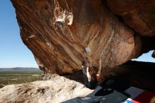 Bouldering in Hueco Tanks on 10/26/2019 with Blue Lizard Climbing and Yoga

Filename: SRM_20191026_1329180.jpg
Aperture: f/8.0
Shutter Speed: 1/250
Body: Canon EOS-1D Mark II
Lens: Canon EF 16-35mm f/2.8 L