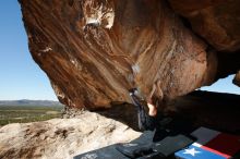 Bouldering in Hueco Tanks on 10/26/2019 with Blue Lizard Climbing and Yoga

Filename: SRM_20191026_1330280.jpg
Aperture: f/8.0
Shutter Speed: 1/250
Body: Canon EOS-1D Mark II
Lens: Canon EF 16-35mm f/2.8 L