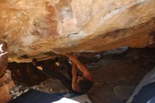 Bouldering in Hueco Tanks on 10/26/2019 with Blue Lizard Climbing and Yoga

Filename: SRM_20191026_1458500.jpg
Aperture: f/5.0
Shutter Speed: 1/200
Body: Canon EOS-1D Mark II
Lens: Canon EF 16-35mm f/2.8 L