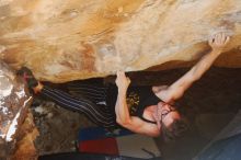 Bouldering in Hueco Tanks on 10/26/2019 with Blue Lizard Climbing and Yoga

Filename: SRM_20191026_1536050.jpg
Aperture: f/4.0
Shutter Speed: 1/200
Body: Canon EOS-1D Mark II
Lens: Canon EF 50mm f/1.8 II