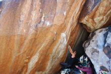 Bouldering in Hueco Tanks on 10/26/2019 with Blue Lizard Climbing and Yoga

Filename: SRM_20191026_1623500.jpg
Aperture: f/5.6
Shutter Speed: 1/250
Body: Canon EOS-1D Mark II
Lens: Canon EF 16-35mm f/2.8 L