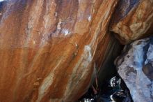 Bouldering in Hueco Tanks on 10/26/2019 with Blue Lizard Climbing and Yoga

Filename: SRM_20191026_1627180.jpg
Aperture: f/5.6
Shutter Speed: 1/250
Body: Canon EOS-1D Mark II
Lens: Canon EF 16-35mm f/2.8 L