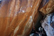 Bouldering in Hueco Tanks on 10/26/2019 with Blue Lizard Climbing and Yoga

Filename: SRM_20191026_1627230.jpg
Aperture: f/5.6
Shutter Speed: 1/250
Body: Canon EOS-1D Mark II
Lens: Canon EF 16-35mm f/2.8 L