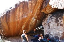 Bouldering in Hueco Tanks on 10/26/2019 with Blue Lizard Climbing and Yoga

Filename: SRM_20191026_1629530.jpg
Aperture: f/5.6
Shutter Speed: 1/250
Body: Canon EOS-1D Mark II
Lens: Canon EF 16-35mm f/2.8 L