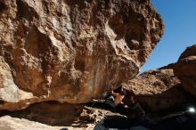 Bouldering in Hueco Tanks on 10/29/2019 with Blue Lizard Climbing and Yoga

Filename: SRM_20191029_1020060.jpg
Aperture: f/8.0
Shutter Speed: 1/250
Body: Canon EOS-1D Mark II
Lens: Canon EF 16-35mm f/2.8 L
