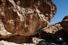 Bouldering in Hueco Tanks on 10/29/2019 with Blue Lizard Climbing and Yoga

Filename: SRM_20191029_1053080.jpg
Aperture: f/8.0
Shutter Speed: 1/250
Body: Canon EOS-1D Mark II
Lens: Canon EF 16-35mm f/2.8 L