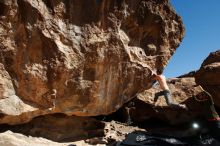 Bouldering in Hueco Tanks on 10/29/2019 with Blue Lizard Climbing and Yoga

Filename: SRM_20191029_1053122.jpg
Aperture: f/8.0
Shutter Speed: 1/250
Body: Canon EOS-1D Mark II
Lens: Canon EF 16-35mm f/2.8 L