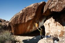 Bouldering in Hueco Tanks on 10/29/2019 with Blue Lizard Climbing and Yoga

Filename: SRM_20191029_1236590.jpg
Aperture: f/8.0
Shutter Speed: 1/250
Body: Canon EOS-1D Mark II
Lens: Canon EF 16-35mm f/2.8 L