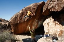 Bouldering in Hueco Tanks on 10/29/2019 with Blue Lizard Climbing and Yoga

Filename: SRM_20191029_1237330.jpg
Aperture: f/8.0
Shutter Speed: 1/250
Body: Canon EOS-1D Mark II
Lens: Canon EF 16-35mm f/2.8 L