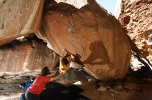 Bouldering in Hueco Tanks on 10/29/2019 with Blue Lizard Climbing and Yoga

Filename: SRM_20191029_1318020.jpg
Aperture: f/8.0
Shutter Speed: 1/250
Body: Canon EOS-1D Mark II
Lens: Canon EF 16-35mm f/2.8 L