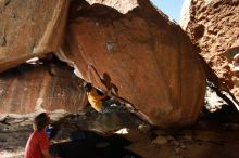 Bouldering in Hueco Tanks on 10/29/2019 with Blue Lizard Climbing and Yoga

Filename: SRM_20191029_1318320.jpg
Aperture: f/8.0
Shutter Speed: 1/250
Body: Canon EOS-1D Mark II
Lens: Canon EF 16-35mm f/2.8 L