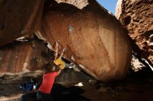 Bouldering in Hueco Tanks on 10/29/2019 with Blue Lizard Climbing and Yoga

Filename: SRM_20191029_1322530.jpg
Aperture: f/8.0
Shutter Speed: 1/250
Body: Canon EOS-1D Mark II
Lens: Canon EF 16-35mm f/2.8 L