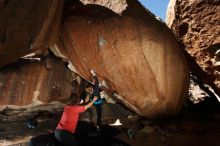 Bouldering in Hueco Tanks on 10/29/2019 with Blue Lizard Climbing and Yoga

Filename: SRM_20191029_1329160.jpg
Aperture: f/8.0
Shutter Speed: 1/250
Body: Canon EOS-1D Mark II
Lens: Canon EF 16-35mm f/2.8 L