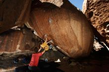 Bouldering in Hueco Tanks on 10/29/2019 with Blue Lizard Climbing and Yoga

Filename: SRM_20191029_1330420.jpg
Aperture: f/8.0
Shutter Speed: 1/250
Body: Canon EOS-1D Mark II
Lens: Canon EF 16-35mm f/2.8 L