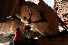 Bouldering in Hueco Tanks on 10/29/2019 with Blue Lizard Climbing and Yoga

Filename: SRM_20191029_1330460.jpg
Aperture: f/8.0
Shutter Speed: 1/250
Body: Canon EOS-1D Mark II
Lens: Canon EF 16-35mm f/2.8 L