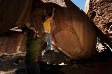 Bouldering in Hueco Tanks on 10/29/2019 with Blue Lizard Climbing and Yoga

Filename: SRM_20191029_1344170.jpg
Aperture: f/8.0
Shutter Speed: 1/250
Body: Canon EOS-1D Mark II
Lens: Canon EF 16-35mm f/2.8 L