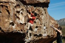 Bouldering in Hueco Tanks on 11/09/2019 with Blue Lizard Climbing and Yoga

Filename: SRM_20191109_1103120.jpg
Aperture: f/4.0
Shutter Speed: 1/2500
Body: Canon EOS-1D Mark II
Lens: Canon EF 50mm f/1.8 II