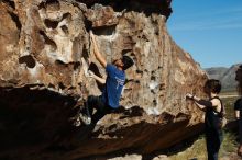 Bouldering in Hueco Tanks on 11/09/2019 with Blue Lizard Climbing and Yoga

Filename: SRM_20191109_1106280.jpg
Aperture: f/4.5
Shutter Speed: 1/1600
Body: Canon EOS-1D Mark II
Lens: Canon EF 50mm f/1.8 II