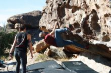 Bouldering in Hueco Tanks on 11/09/2019 with Blue Lizard Climbing and Yoga

Filename: SRM_20191109_1110310.jpg
Aperture: f/4.0
Shutter Speed: 1/640
Body: Canon EOS-1D Mark II
Lens: Canon EF 50mm f/1.8 II